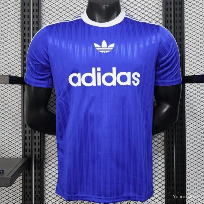 Maillot Adidas Trefoil Bleu Version joueur