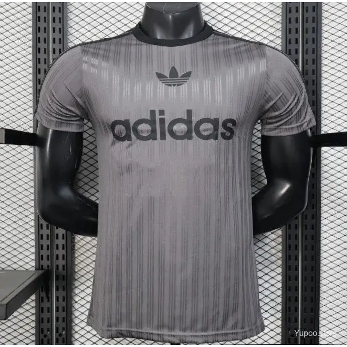 Maillot Adidas Trefoil Gris Version joueur