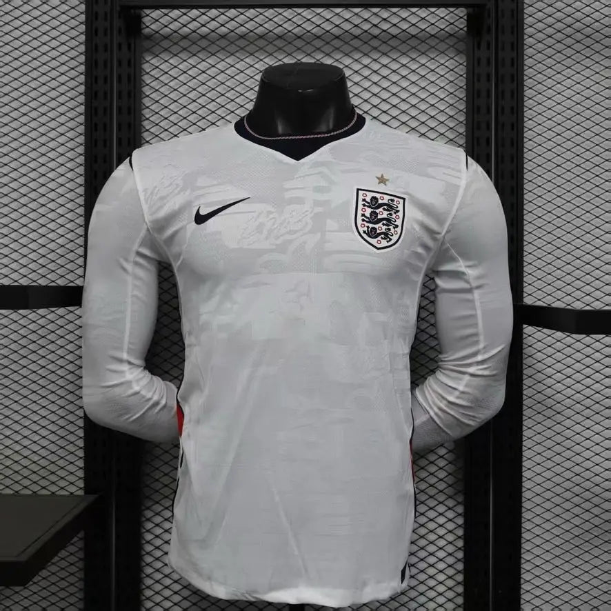 Maillot Angleterre Coupe du monde 2026 Domicile Version joueur manches longues