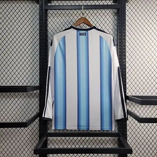 Maillot Argentine Coupe du Monde 2026 Domicile Patch Champions du Monde Manches longues