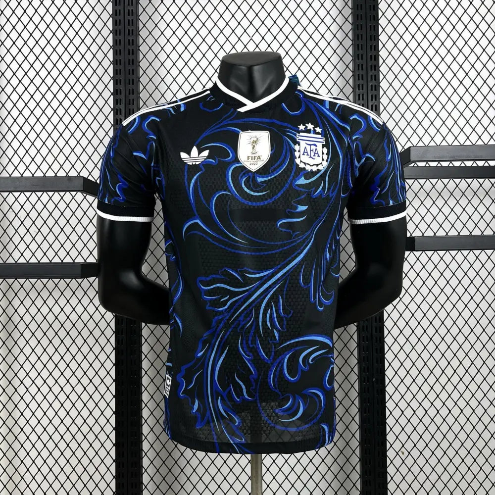 Maillot Argentine Coupe du Monde 2026 Extérieur Patch Champions du Monde Version Joueur