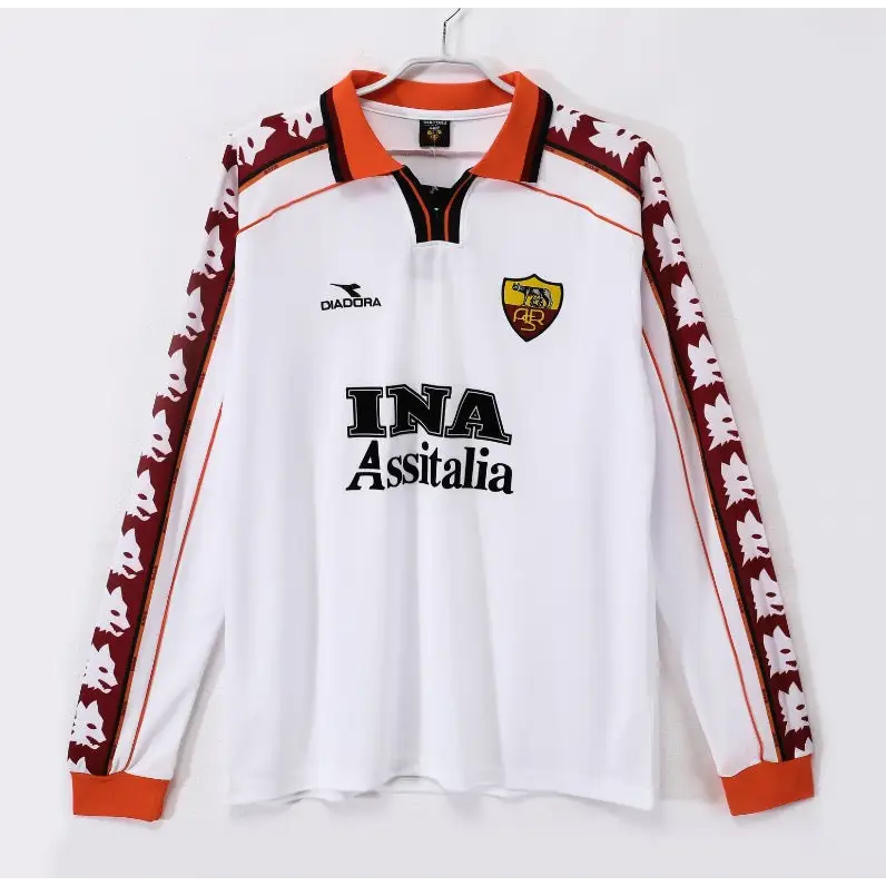 Maillot AS Roma Extérieur Retro manches longues 1998/1999