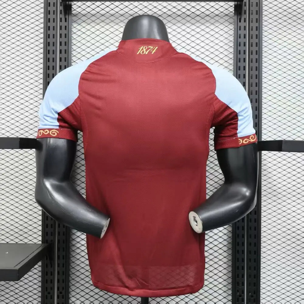Maillot Aston Villa Domicile version joueur 2025/2026
