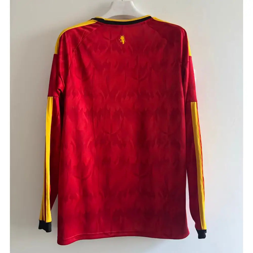 Maillot Belgique Coupe du Monde 2026 Domicile Manches Longues