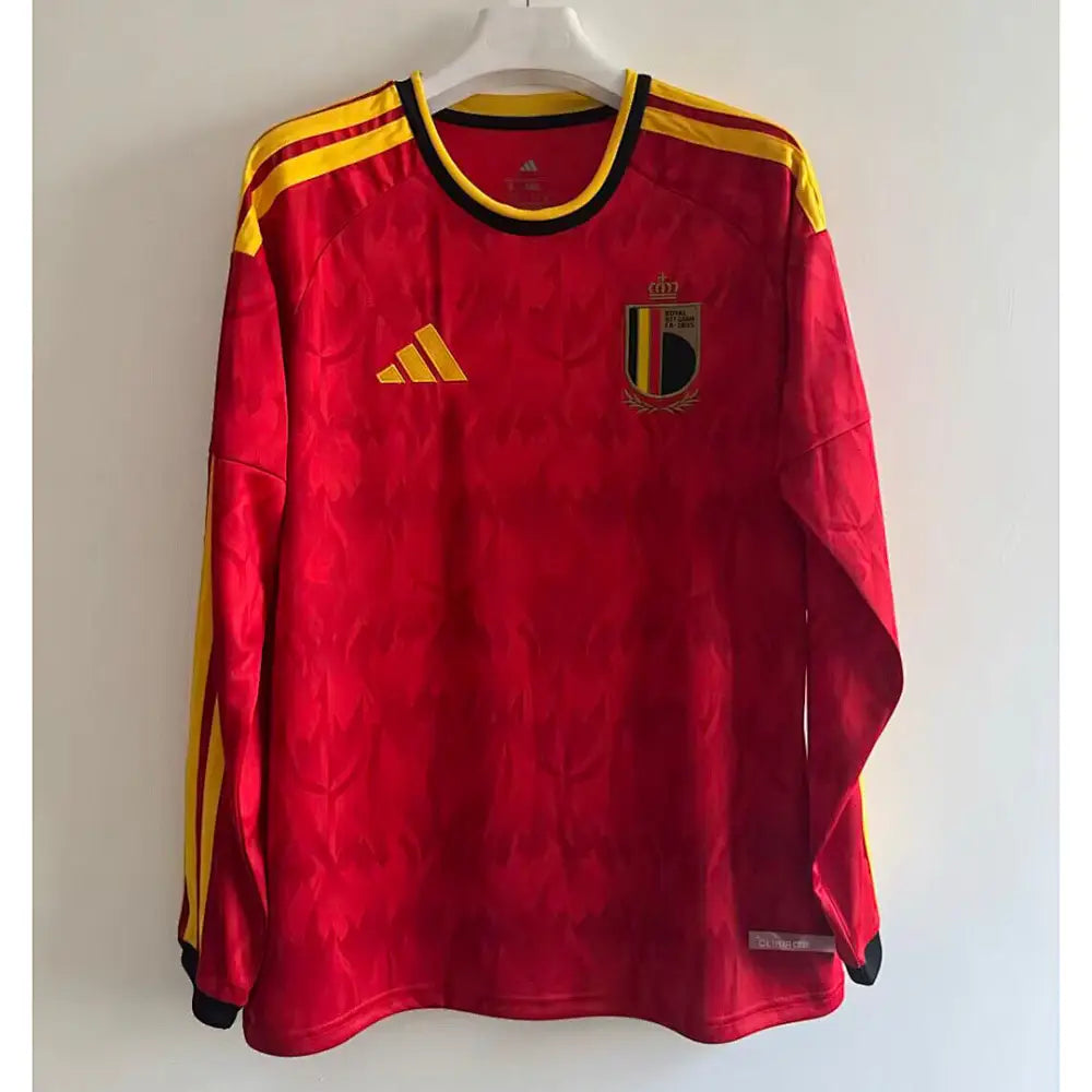 Maillot Belgique Coupe du Monde 2026 Domicile Manches Longues