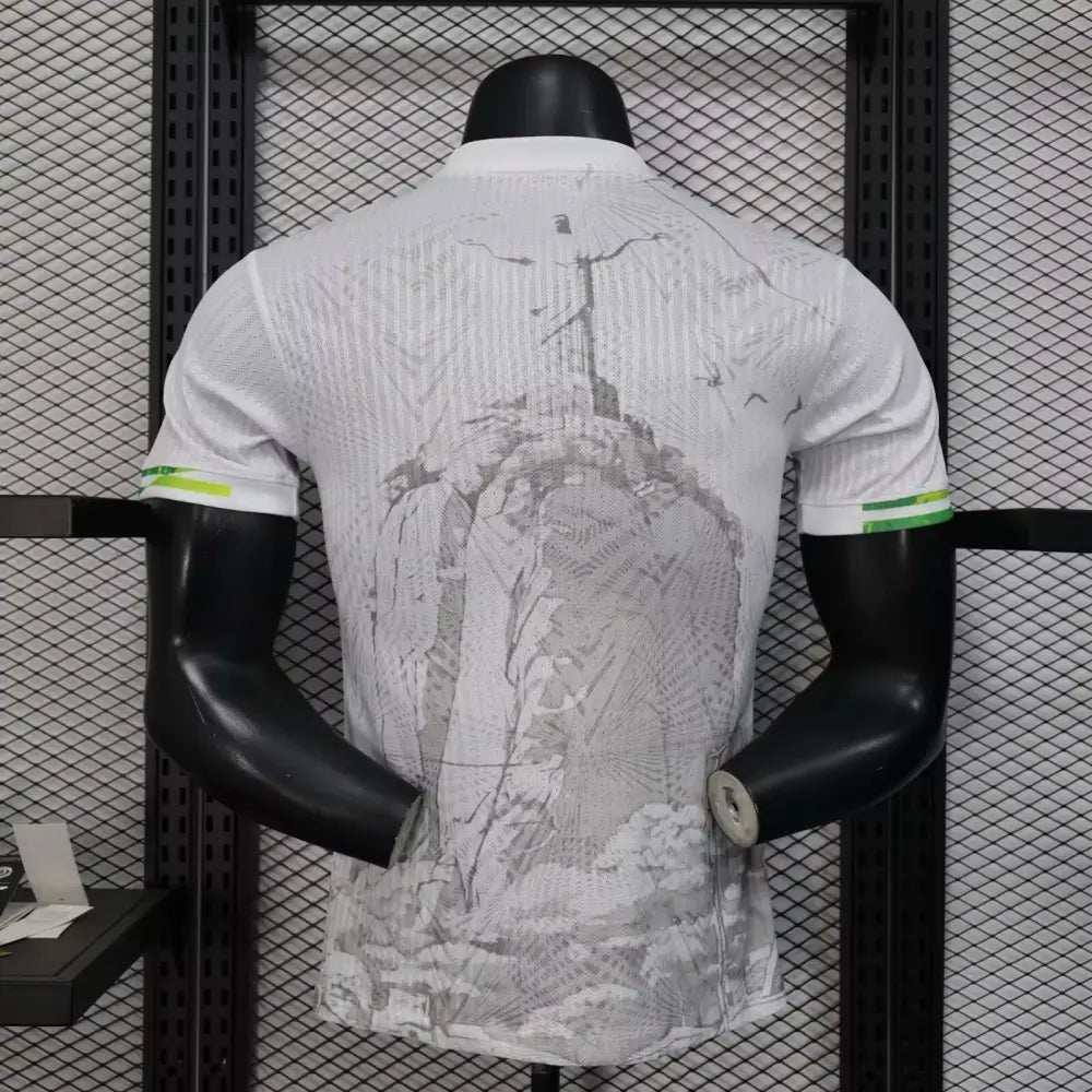 Maillot Brésil Christ Corcovado 2025 blanc