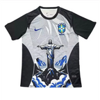 Maillot Brésil Christ Corcovado bleu 2026