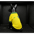 Maillot Bresil Coupe du Monde 2026 pour Chien