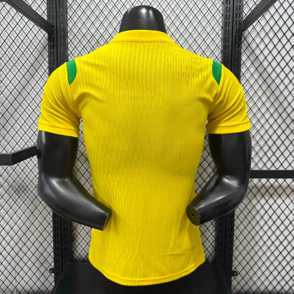 Maillot Brésil Coupe du Monde 2026 Pré match Version Joueur Jaune