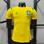Maillot Brésil Coupe du Monde 2026 Pré match Version Joueur Jaune