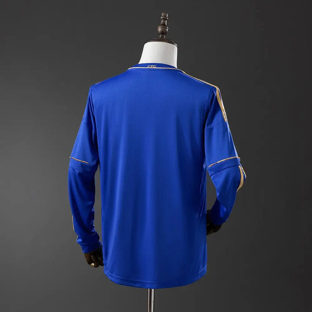 Maillot Chelsea Extérieur Retro 2013 Finale Europa Manches Longues