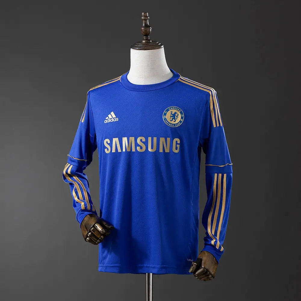 Maillot Chelsea Extérieur Retro 2013 Finale Europa Manches Longues