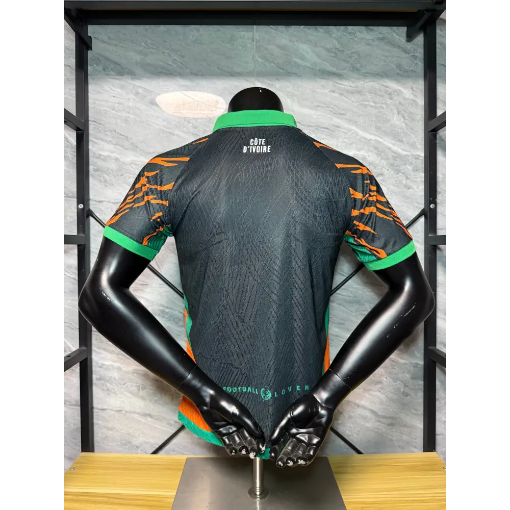 Maillot Cote d'Ivoire Concept Noir Elephant Version Joueur 2025/2026
