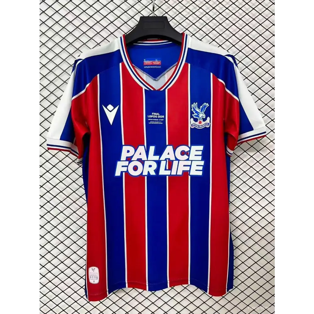 Maillot Crystal Palace Domicile 2025/2026 Patch Finale