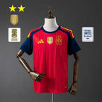 Maillot Espagne Coupe du Monde 2026 Domicile 2 étoiles