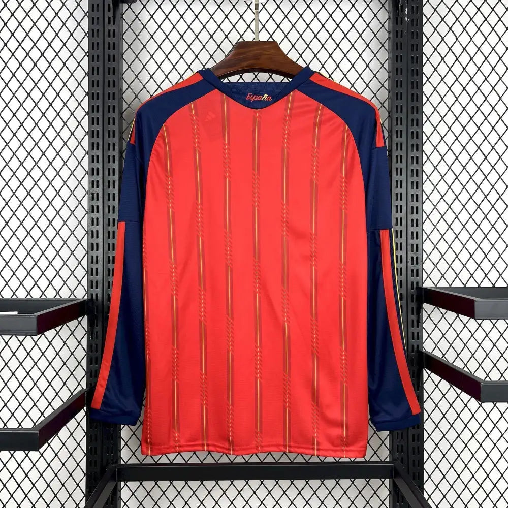 Maillot Espagne Domicile manches longues Coupe du Monde 2026