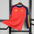 Maillot Espagne Domicile manches longues Coupe du Monde 2026