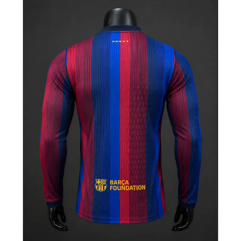 Maillot FC Barcelone Domicile 2026/2027 Version joueur manches longues