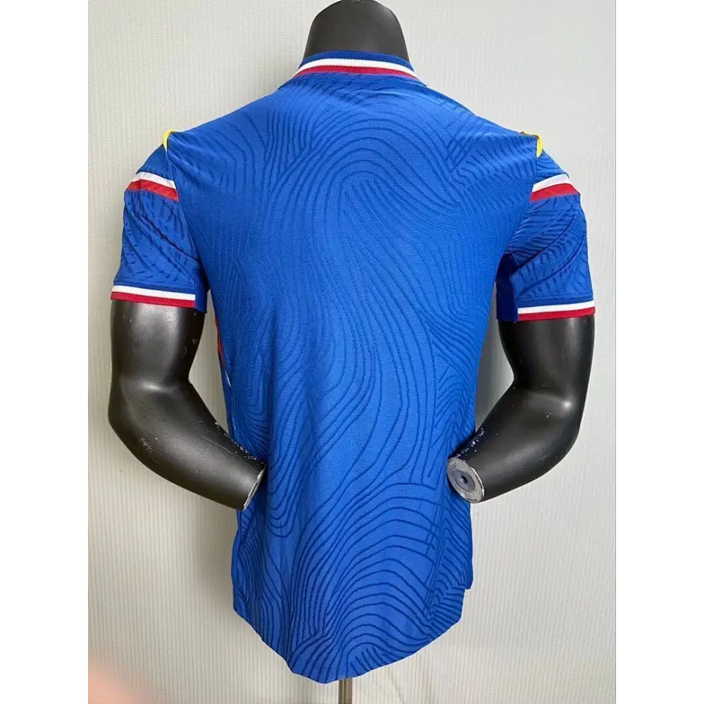 Maillot France Concept bleu version joueur Coupe du Monde 2026