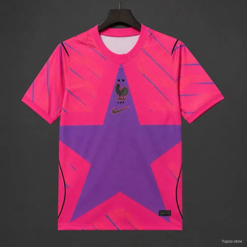 Maillot France Coupe du Monde 2026 Gardien Rose