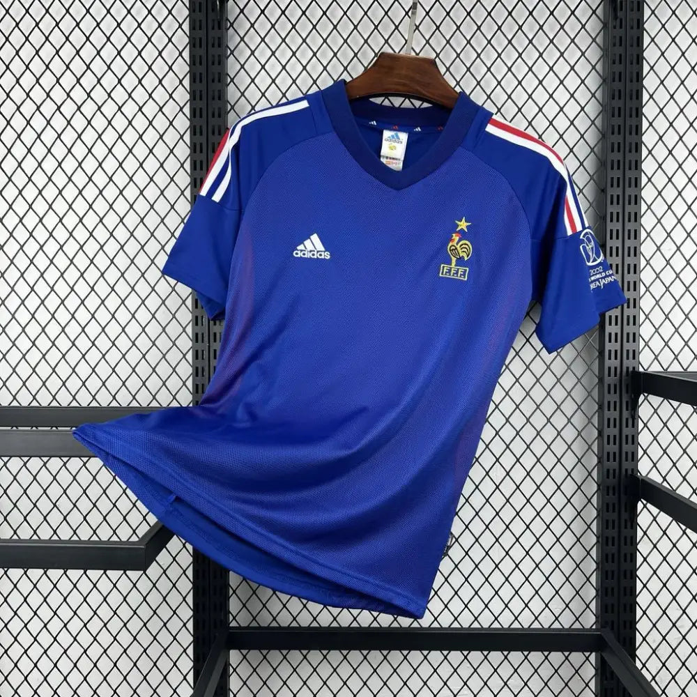 Maillot France Domicile Retro Coupe du Monde 2002