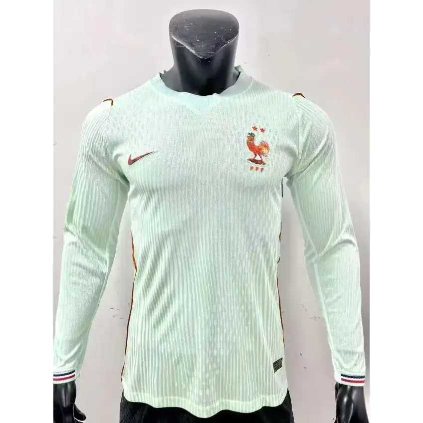 Maillot France Extérieur Version joueur Manches Longues Coupe du Monde 2026
