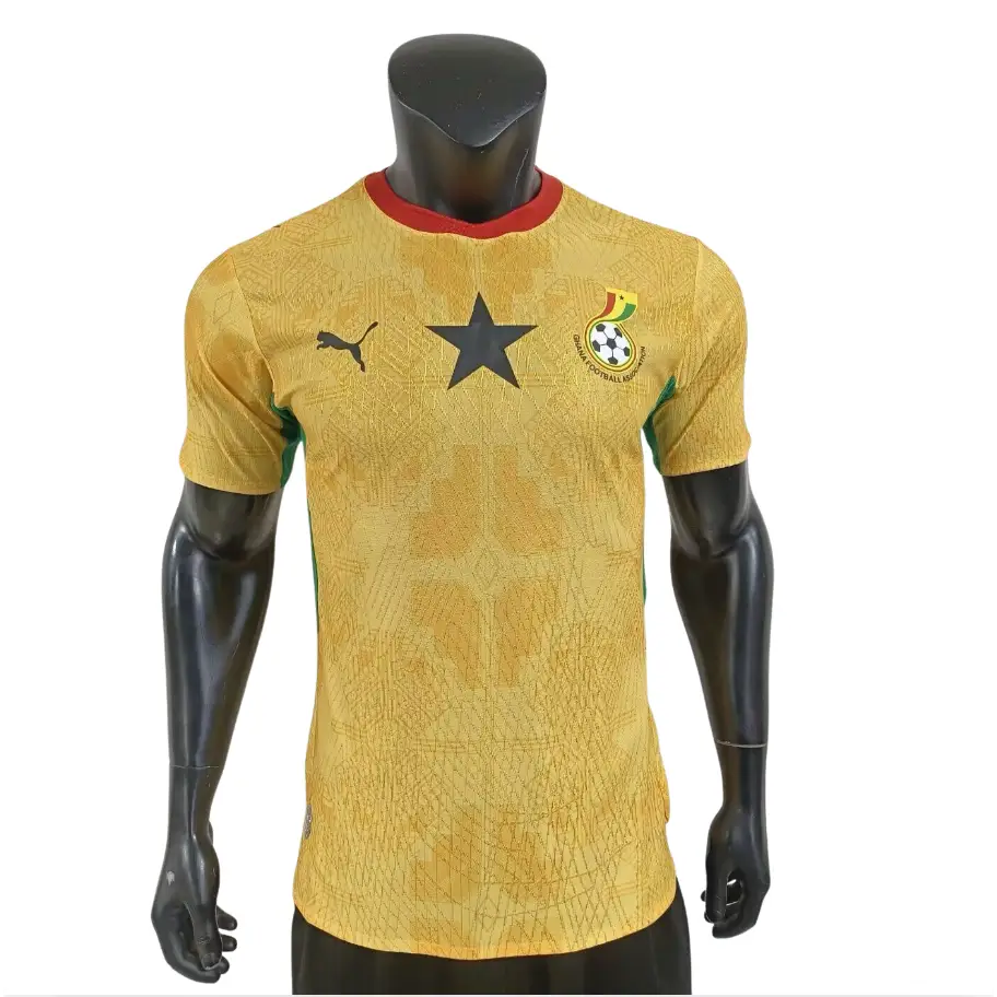 Maillot Ghana concept jaune Version Joueur Coupe du Monde 2026