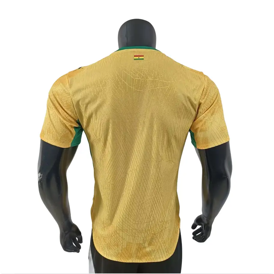 Maillot Ghana concept jaune Version Joueur Coupe du Monde 2026