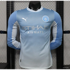 Maillot Manchester City Domicile 2026/2027 Version joueur Manches Longues