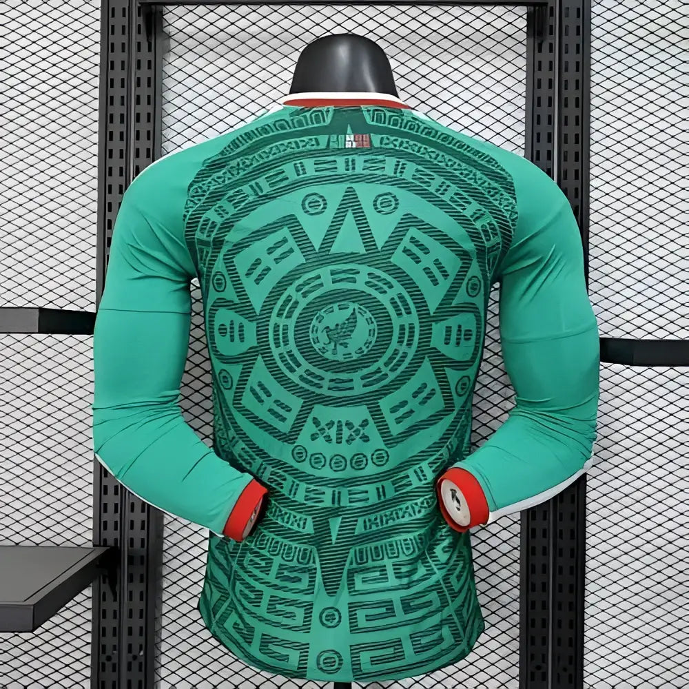 Maillot Mexique Domicile manches longues Version Joueur Coupe du Monde 2026