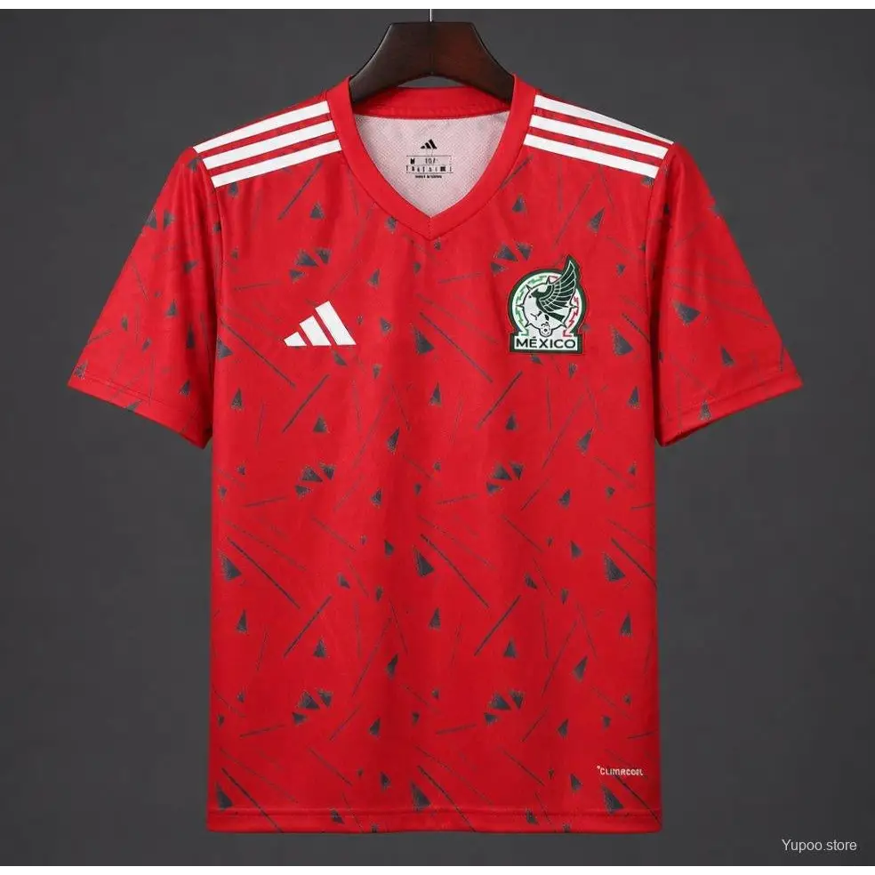 Maillot Mexique Pré Match Coupe du Monde 2026 Rouge