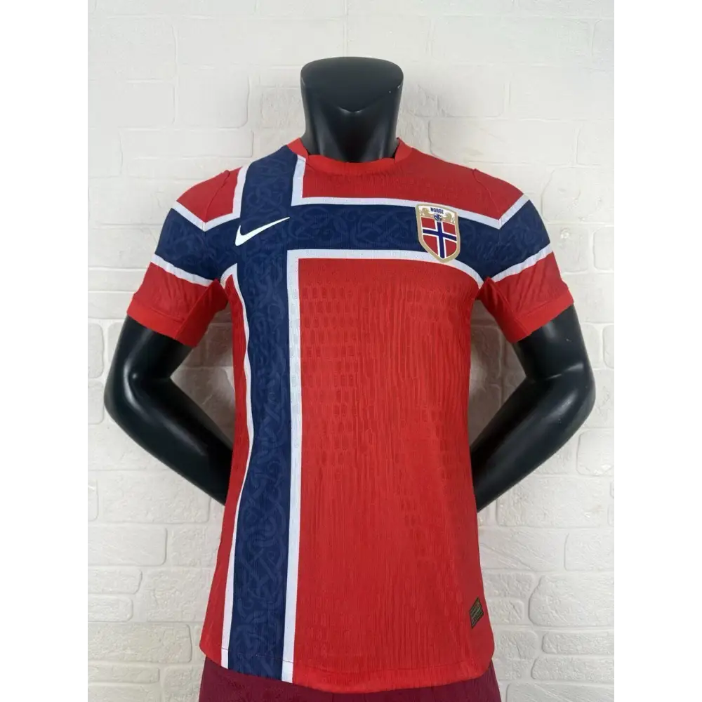 Maillot Norvège Coupe du Monde 2026 Domicile Version Joueur