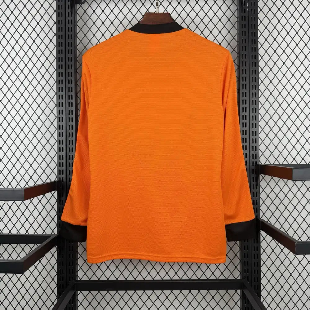 Maillot Pays-Bas Domicile Retro 1980 Manches longues