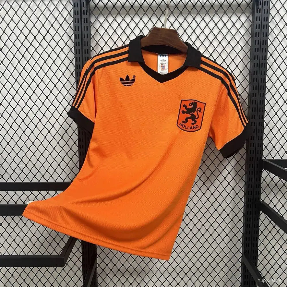 Maillot Pays-Bas Domicile Retro 1980