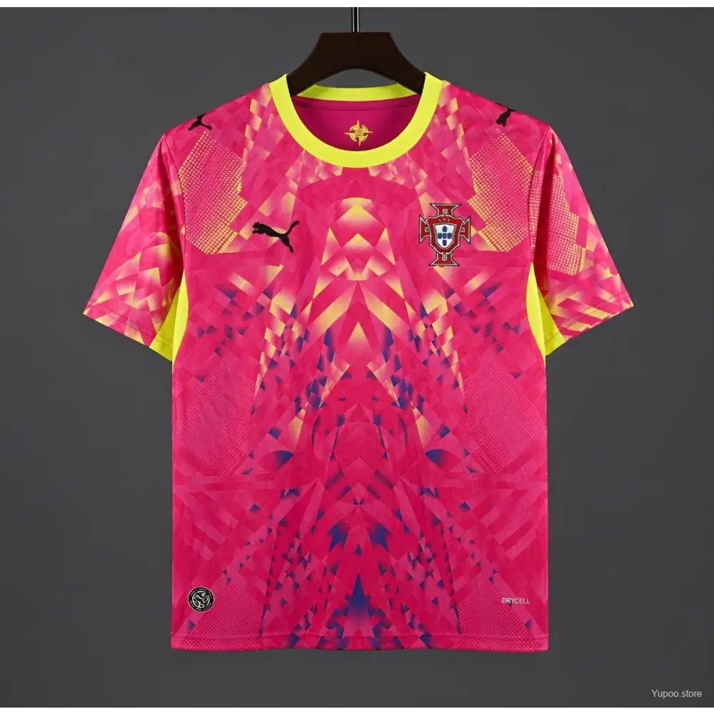 Maillot Portugal Coupe du Monde 2026 Gardien Rose