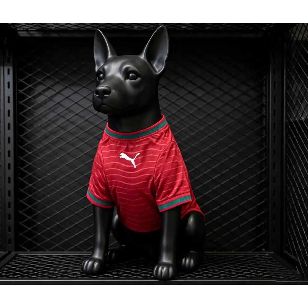 Maillot Portugal Coupe du Monde 2026 pour Chien