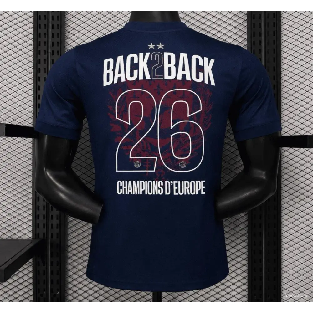 Maillot PSG Domicile 2 Étoile Back to Back 2025/2026 Version joueur