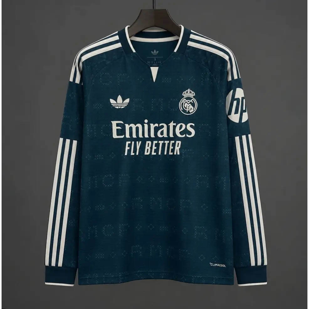 Maillot Real Madrid Extérieur Manches longues 2026/2027