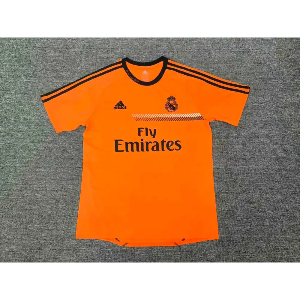 Maillot Real Madrid Training Retro orange 2013/2014