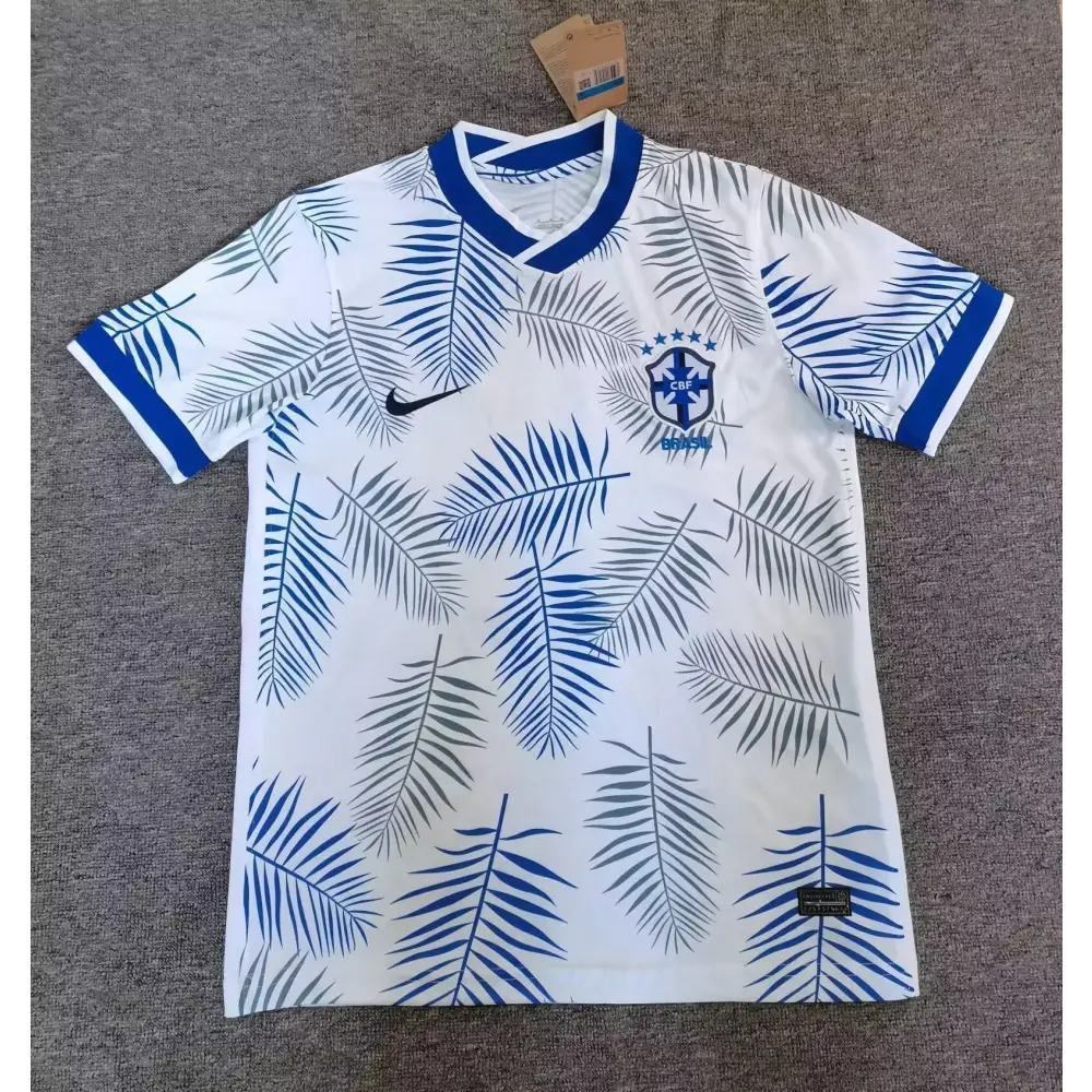 Maillots Brésil Blanc fleurs 2025/2026