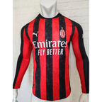 Milan AC Domicile Manches Longues Version Joueur 2025/2026