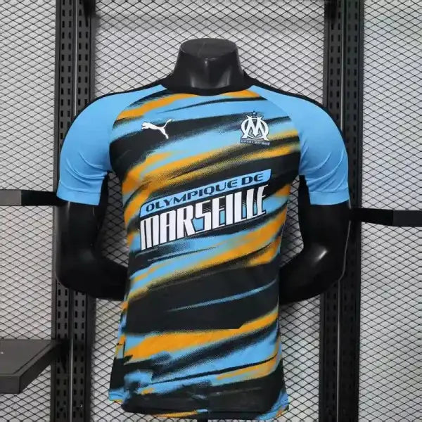 OM Olympique de Marseille Pre-Match Bleu/Orange Version Joueur 2025/2026