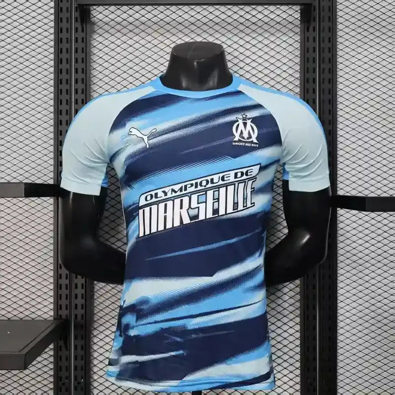 OM Olympique de Marseille Pre-Match Bleu Version Joueur 2025/2026