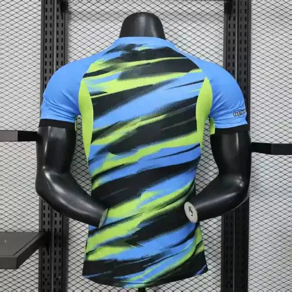 OM Olympique de Marseille Pre-Match Bleu/Vert Version Joueur 2025/2026