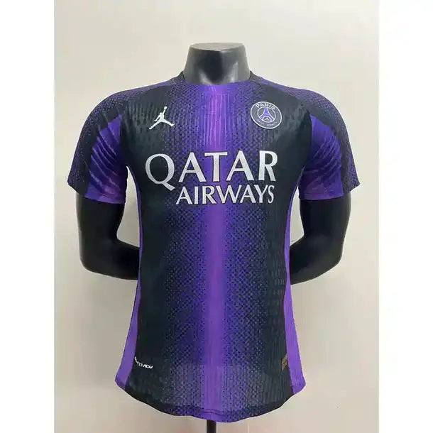 PSG Paris-Saint-Germain Concept Noir/Violet Version Joueur 2025/2026
