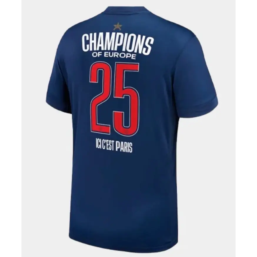 PSG Paris-Saint-Germain Domicile Champions d’Europe 25 collector 1 étoile