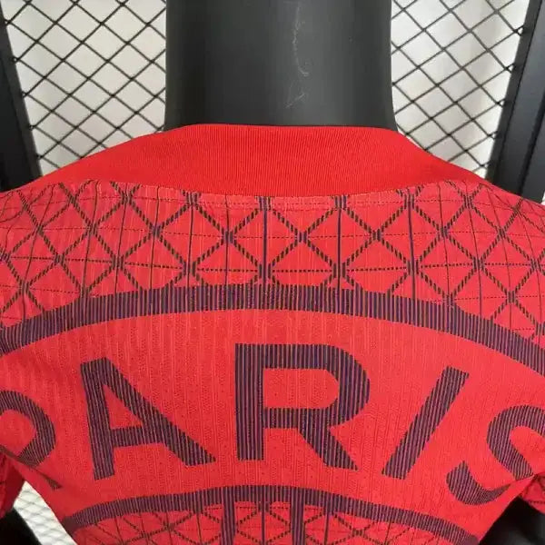 PSG Paris-Saint-Germain Training Rouge Version Joueur 2025/2026