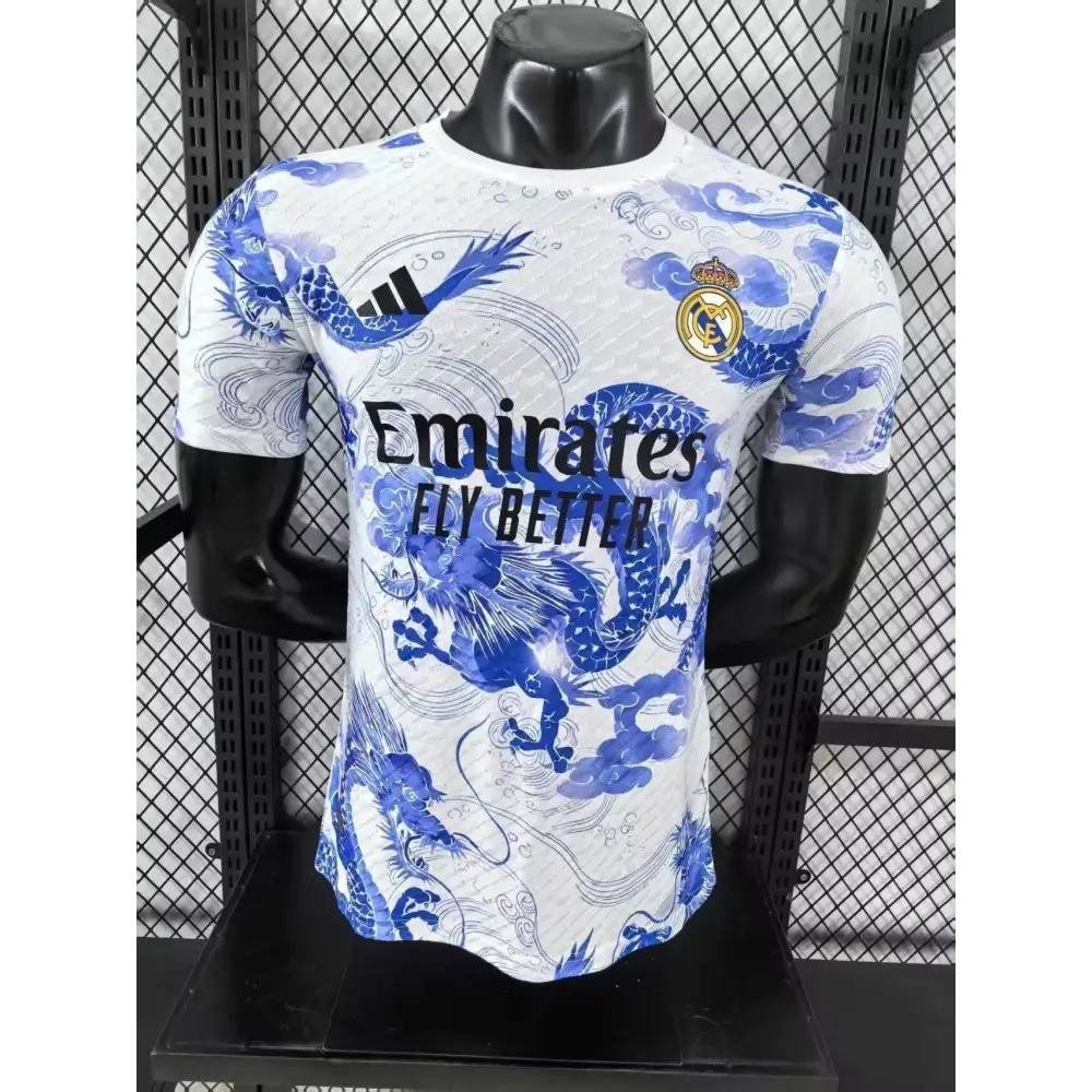 Real Madrid Concept Bleu/Blanc Dragon Version Joueur 2025/2026