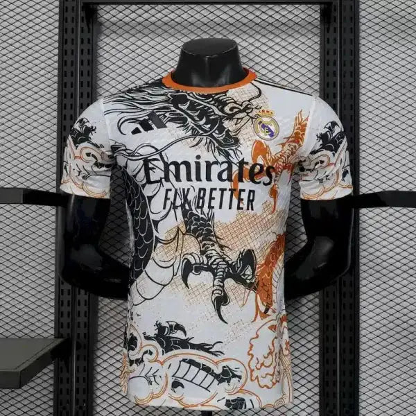 Real Madrid Dragon White Version Joueur 2025/2026