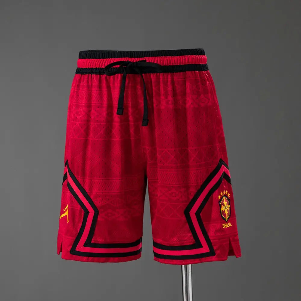 Short Brésil Coupe du Monde 2026 Jordan Rouge